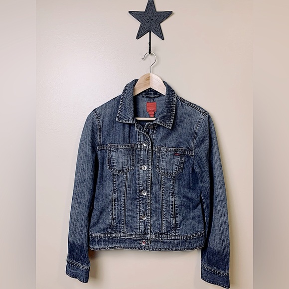 Esprit Denim Jean Jacket Medium - Picture 2 of 8